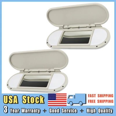 1 par para BMW Mini Cooper F55 F56 F60 2015-22 parasol gris tocador espejo cubierta Foto 1 de 4