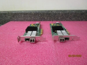 Qty (2) Silicom PE210G2SPI9-SR Dual Port 10Gigabit Ethernet PCIE Server Adapter - Picture 1 of 5