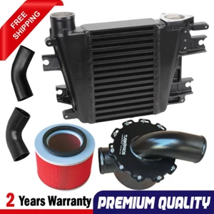 Upgrade Aluminium Intercooler+Airbox For Nissan Patrol ZD30 3.0L 2000-2007 - Picture 1 of 13