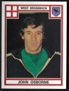 PANINI - FOOTBALL 78 - #331 JOHN OSBORNE, WEST BROMWICH ALBION