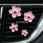 4Pcs Flowers Floral Car Fragrance Air Freshener Vent Perfume Clip Diffuser Decor