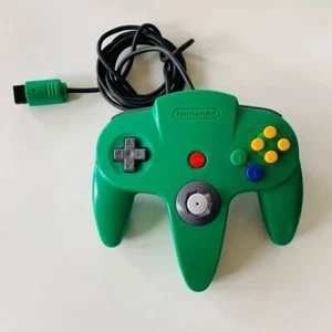 Nintendo 64 N64 Original OEM NUS-005 Controller GREEN TIGHTER STICK TESTED! - Picture 1 of 3