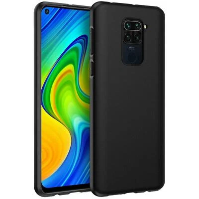 ATS-DISCOUNTER Schutzhülle Für Xiaomi Redmi Note 9 Handy Hülle Slim Case Cover Tasche Schwarz