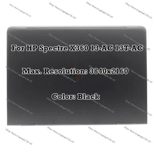 13" HP Spectre X360 13-AC013DX 4K LCD LED Pantalla Táctil Conjunto Completo - Imagen 1 de 6