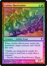 Goblin Shortcutter FOIL Zendikar PLD Red Common MAGIC GATHERING CARD ABUGames