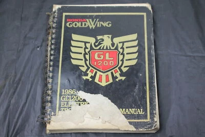 Honda Goldwing 1200 GL1200SE 1986 manual de servicio eléctrico de solución de problemas Foto 1 de 4
