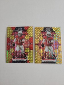 2023 Mosaic Choice Kyler Murray Red Yellow /80 & Reactive Arizona Cardinals