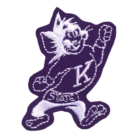 KANSAS STATE WILDCATS NCAA COLLEGE VINTAGE 2.5" WILLIE MASCOT LOGO TEAM PATCH Cover