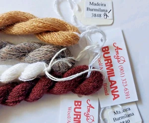 Burmilana Wool Acrylic Blend For Needlepoint Crewel Lot Of 4 - Picture 1 of 4