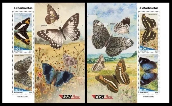 Guinea Bissau 2024 Butterflies.  (221) - Image 1 of 1