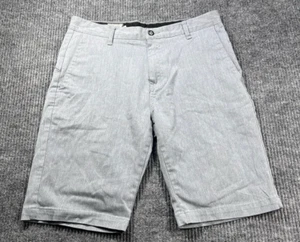Volcom Shorts Mens 30 Gray Chino Pockets Stretch Casual Golf Athleisure Active - Picture 1 of 7
