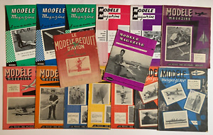 LOT 14 REVUES MODELE MAGAZINE ANNEES 1995 - 1970
