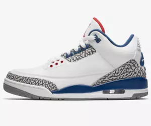 Air Jordan 3 Retro OG True Blue - TAGLIA 10 - 854262-106 bianco rosso fuoco III QS - Foto 1 di 6