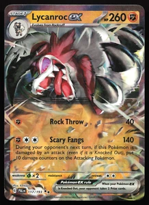 Lycanroc ex 117/193 Paldea Evolved Holo Double Rare Near Mint Pokemon Card - Bild 1 von 2
