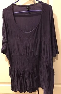 TAKING SHAPE Large S/S Deep Purple Top! - Picture 1 of 6
