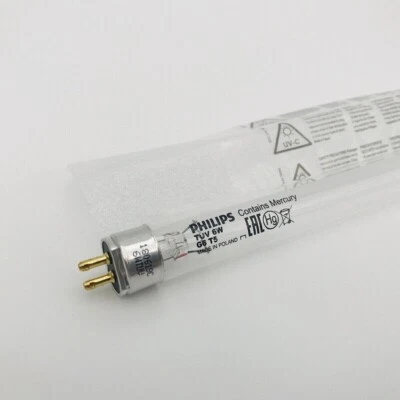 1PCS PHILIPS TUV 6W Tube G6 T5 Household Lamp UV 6W Lamp Tube - Image 1 of 3