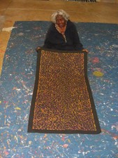 Gloria Petyarre 62 cm x 130 cm Bush Medicine Leaf