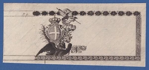 ITALIAN STATES -- REGIE FINANZE-TORINO -- 50 LIRE ( 1796 ) -- aUNC -- PICK S130r - Picture 1 of 3