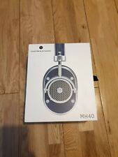 MASTER & DYNAMIC MH40 HEADPHONES SILVER NAVY BRAND NEW OPENED NOT USED / BOXED