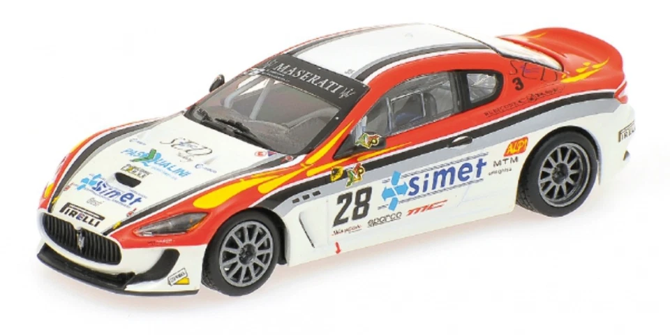 Maserati Gt4 Smurra TROFEO Granturismo MC 2010 Minichamps 400101228