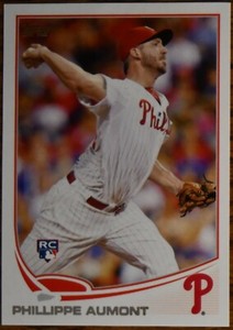 2013 Topps #646 Phillippe Aumont RC Rookie Philadelphia Phillies