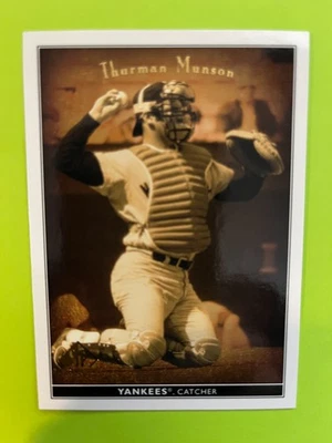2002 Upper Deck SP Legendary Cuts #78 Thurman Munson New York Yankees NrMt Foto 1 de 2