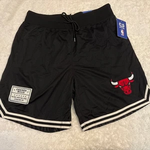 Pantalones Cortos Clásicos Ultra Game Chicago Bulls Para Hombre Malla Negros Talla Grande - Imagen 1 de 11
