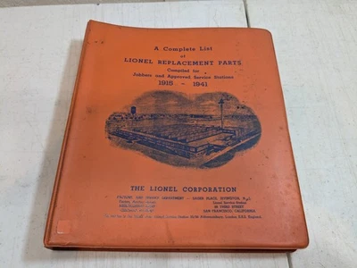 Raro distribuidor/estación de servicio Lionel - lista de piezas, diagramas, guía de servicio años 40 Foto 1 de 4