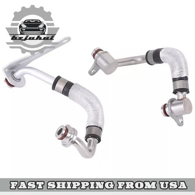 Set of 2 Turbocharger Coolant Hose For BMW 320i 328i 11538663516 11538663517 - Imagem 1 de 4