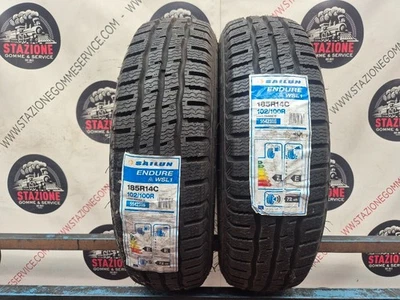 SET 2 PNEUMATICI INVERNALI 185 R14C 102/100R SAILUN WSL1 GOMME TERMICHE NUOVE - Immagine 1 di 4