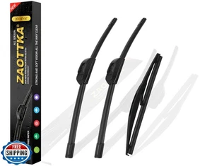 Kit Ricambio Lama Tergicristallo 28"+14"+14" per Honda Fit 2009-2020 -  - Foto 1 di 5