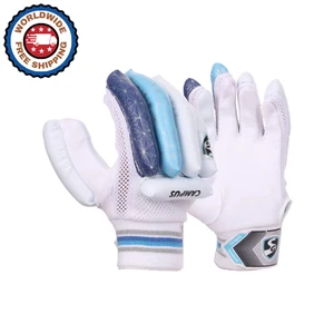 SG Campus Batting Gloves – Cotton Palm, Finger Protection, Adult & Junior Sizes - Picture 1 of 5