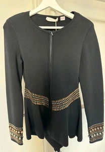 Sass and Bide Black Embellished Jacket Brand New With Tag Size Small - Picture 1 of 6