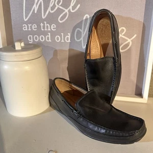 G.H. Bass HANK Black Leather Loafers Men’s Classic Slip-On Dress Shoes Men’s 9 - Picture 1 of 12