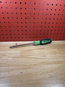 Snap-on Tools SGDP63IRB NICE Green #3 Phillips 6" Shaft Soft Grip Screwdriver - Picture 1 of 24