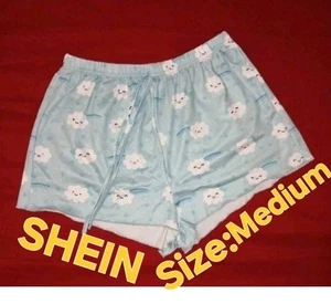 (MD) SHEIN Schlaf-/Lounge-Shorts mit Wolkenmuster - Bild 1 von 4