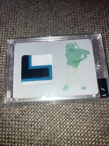 2021 Panini National Treasures Jazz Chisholm Rookie 1/1 Colossal Patch 3 Color - Picture 1 of 7
