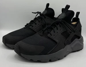 Nike Air Huarache Run Ultra Triple Black BQ6281-001 Mens UK11 2018 Trainers VGC - Picture 1 of 14