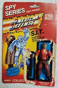 1989 Remco American Defense Spy Series Wolfman Action Figure w/Card