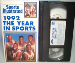 Sports Illustrated The Year In Sports 1992 VHS HBO NFL MLB NBA NCAA Olympics USA - Picture 1 of 1
