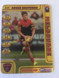 2018 Teamcoach Gold (Code Unused) (114) Angus BRAYSHAW Melbourne - Picture 1 of 1