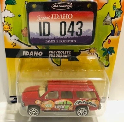 2001 Matchbox Across America 50th Birthday Idaho Chevy Suburban Spud NEW - Image 1 of 3