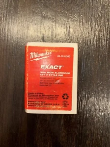Milwaukee 49-12-U350 Exact 350 MCM Aluminum 12T U Style Die🎉🎉 - Picture 1 of 3