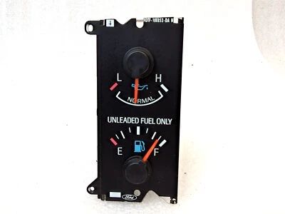 REACONDICIONADO 87-91 medidor de aceite y combustible/gas Ford F150 F250 F350 Bronco OEM Foto 1 de 4