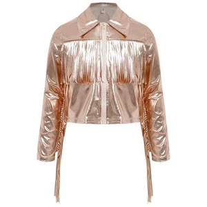 Kids Girls Tops Sparkle Jacket Long Sleeve Sweatshirt Festive Blouse Collar - Picture 1 of 44