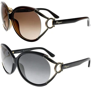 Salvatore Ferragamo Damen ovale Oversize Sonnenbrille mit Verlaufsgläsern - SF600S - Bild 1 von 5