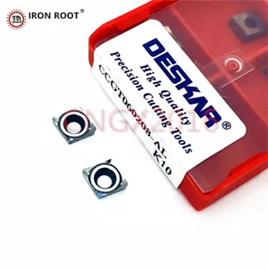 DESKAR 10P CCGT060208-AL K10 Aluminum Carbide Insert CNC Turning Tool for SCLCR - Picture 1 of 6