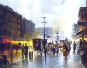 IMMIGRANTS IN A NEW LAND by G. Harvey ~ SOLD OUT EDITION~ - Bild 1 von 1