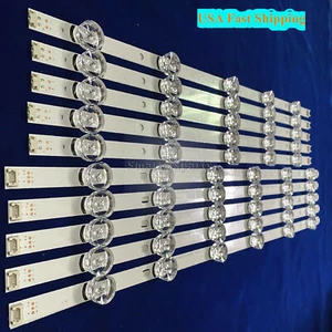 LED Backlight Strips (10) for LG 55LB5900-UV 55LF6000-UB 55LF6100-UA T550HVF04.2 - Picture 1 of 7