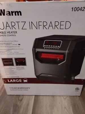 WeWarm Electric Infrared Space portable large Heater with Remote Control 1500 W - Image 1 of 2